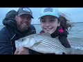 lake texoma fishing trip with my daughter spring time topwatwr action