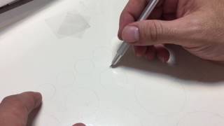 Cutting frisket with an X-Acto swivel blade