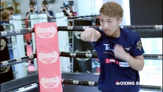 THE MONSTER HAS ARRIVED! NAOYA INOUE MEDIA WORKOUT AHEAD OF RODRIGUEZ WBSS BOUT