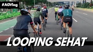 Rutinitas Weekend ! Looping Sehat Sepeda Fixed Gear dengan Cycling Is Fun !