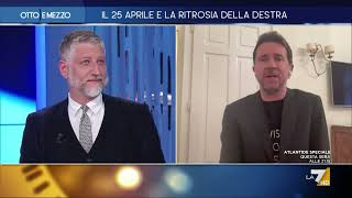 Andrea Scanzi: "Ci mancherebbe che Meloni non celebrasse il 25 aprile! FdI non è partito ...