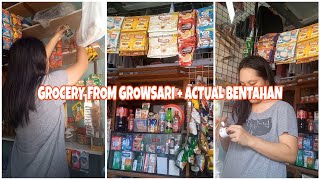 GROCERY HAUL FROM GROWSARI▪︎ACTUAL BENTAHAN