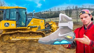 Using $35,000 Nike Air Mags As Work Boots