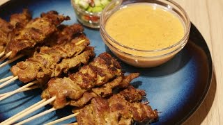 สะเต๊ะเนื้อ : Beef Satay