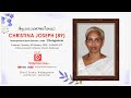 Funeral Service of CHRISTINA JOSEPH (89) Elimukku, Kotta , Chengannur - LIVE