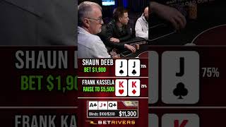 FULL HOUSE vs. FULL HOUSE [KINGS vs. JACKS] Crazy Poker Hand between Shaun Deeb and Frank Kassela