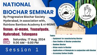 National Biochar Seminar PBS Hyd | Inaugural Session