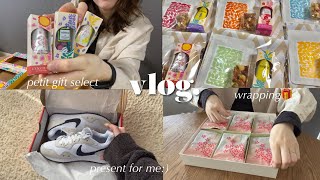 【vlog】社会人🌸退職の準備をする週末｜職場へのギフト🎁,ラッピング｜個包装のお菓子,プレゼント｜購入品紹介👟,OLの日常ブイログ