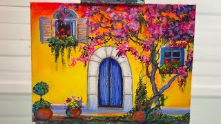 How To Paint A Colourful Italian House / Step by Step Tutorial