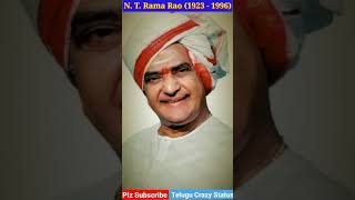 N.T.Ramarao Transformation 1923 to 1996 wattsapp status video #ntrshorts #ntramaraoshorts #youtube