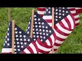 Military families, volunteers create annual flag garden on Boston Common