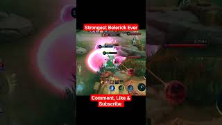 Strongest Belerick Gameplay #mobilelegends #mlbb #belerickgameplay #shorts #viral #shortvideo