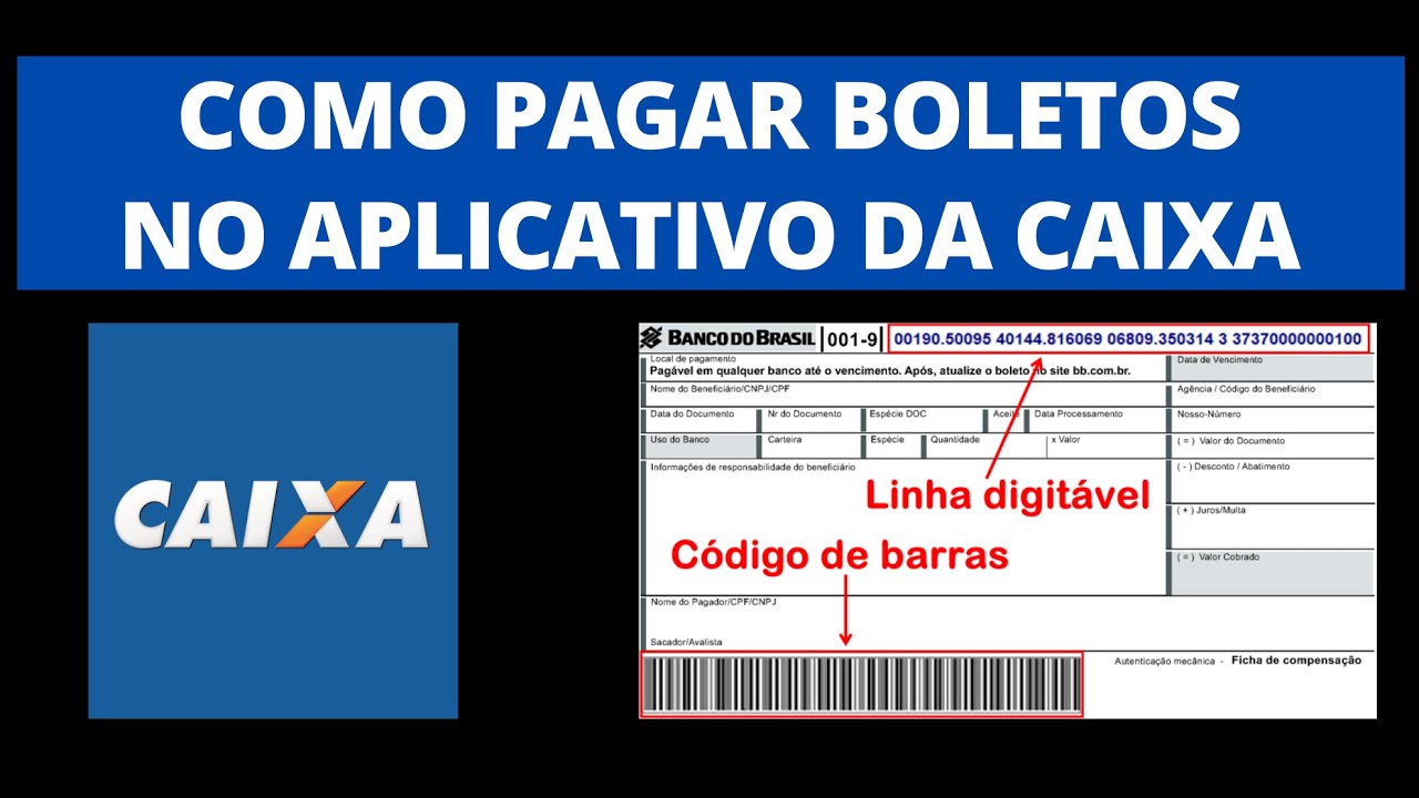 COMO PAGAR BOLETOS PELO APLICATIVO DA CAIXA + QUAL O LIMITE DE ...