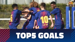 FCB Masia – Academy: Top 5 goals 17-18 February