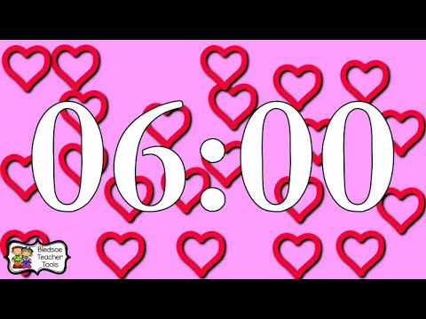 Bouncing Hearts With Music 6 Minute Timer Youtube