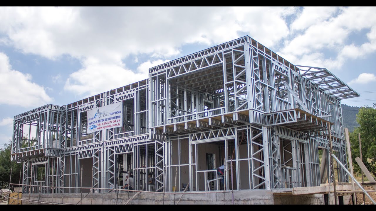 Light Gauge Steel Framing Construction System For Your New House - YouTube