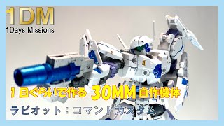 【30MM改造】一日で出来る簡単改造・ラビオットコマンドカスタム【1DM002】