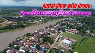 Aerial View with Drone Desa Gunung Sari Tabang