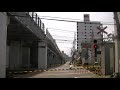 00709　南海電鉄紀ノ川7号踏切　和歌山国道高架下の南海和歌山市駅の近くの北側の踏切