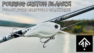 Pouring Follow Forms Crayform 7's! | DIY Crankbait Blanks!