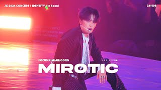 241109 JX 2024 CONCERT [IDENTITY] in Seoul Day2- KIMJAEJOONG 김재중 'Mirotic' FANCAM