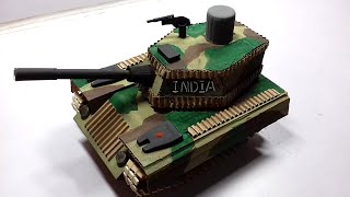 How to make Indian Army Tank from cardboard | 3D Model | Indian Army Tank | Indian fighter tank