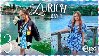 Exploring Zurich - What I Discovered on My First Day! | Euro Trip Part 3 | Meghna Datta