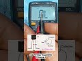 The video identification of transistor terminals; Emitter, base and collector, using a multimeter