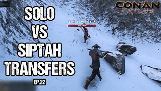 I Tried HUNTING Down a Clan That Just Transferred Over - Conan Exiles | Solo | Official PvP