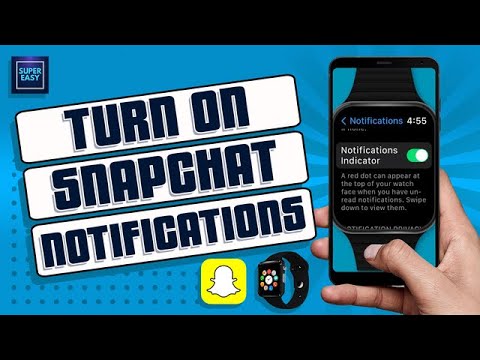 How To Turn On SNAPCHAT NOTIFICATION On APPLE WATCH  EASY&QUICK