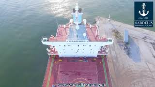 MV MARYLISA V - Discharging operations at Preveza port on 04.01.18