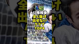 J2降格後全く抜け出せないクラブTOP4【総集編】 #サッカー #j1 #j2 #サッカー解説