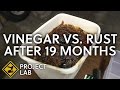 Vinegar rust removal, 19 months later (vlog) Vinegar rust removal, 19 months later (vlog)