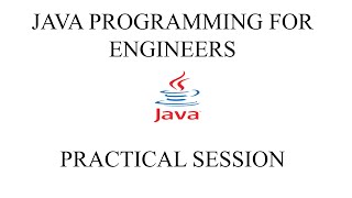 JAVA object oriented programming for engineers