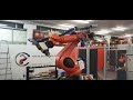 kuka kr210 quantec milling robot at eurobots