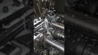 traub machine a25 par aaj ss 316 maiteriyal cutting huwa #business#short video