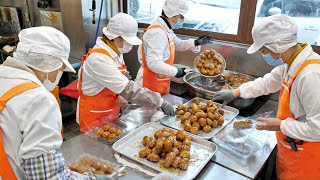 Bread dough that stretches like cheese! Korean popular sweet honey bun-Korean street food