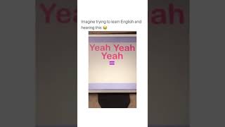Imagine Trying To Learn English - Original Meme