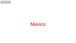 Mexico - Wikipedia - Speedreading