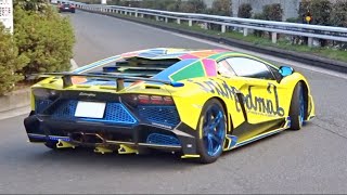 【大黒PA】諸星一家他 スーパーカー加速サウンド／Supercars sound in Japan. Aventador, Pantera, GT3RS, more! #スーパーカー #大黒pa