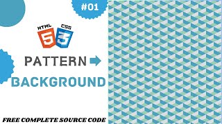 #01 Background pattern with CSS | pure CSS background pattern | CSS tutorial | css tips and tricks
