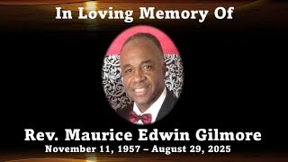Reverend Maurice Edwin Gilmore - Celebration of Life