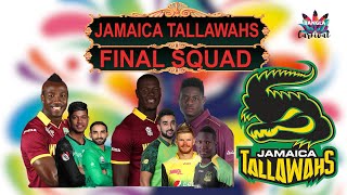 CPL 2020 JAMAICA TALLAWAHS FINAL SQUAD | Caribbean Premier League 2020 | CPL 2020| [EXCLUSIVE]**