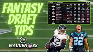 HOW TO GET THE BEST FANTASY DRAFT TEAM l MADDEN 22 FRANCHISE TIPS