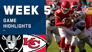 Raiders vs. Chiefs Week 5 Highlights | NFL 2020