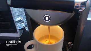 Nespresso Zenius Coffee Machine at a seminar Singapore 2019