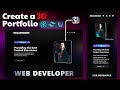 🔥Build a 3D Portfolio Website with React, TailwindCSS & Spline | Full Beginner Tutorial