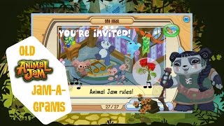 Old Animal Jam Jam-A-Grams