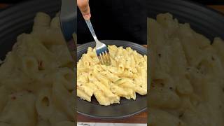 Cheesy White Sauce Pasta ASMR Cooking #shorts #food #cooking #asmr #crunchytreats #recipe #pasta