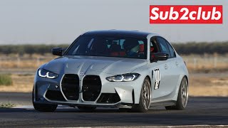 G80 M3 Racing Buttonwillow 13CW Flying off track chasing a 1:56